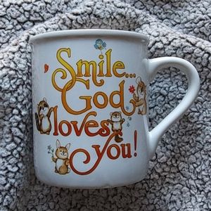 Hallmark mug "smile God loves you"